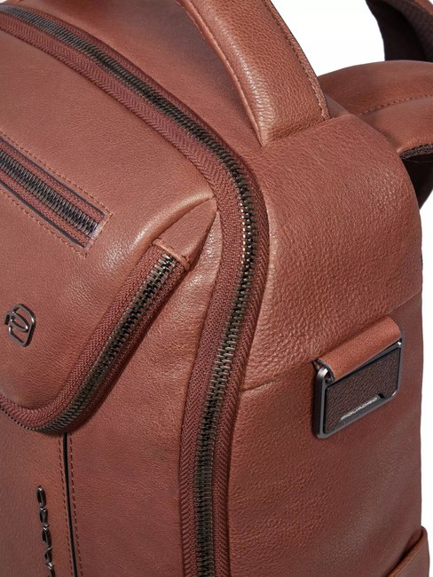 CRONUS  Zaino porta PC 13", in pelle MARRONE - Zaini da lavoro porta PC