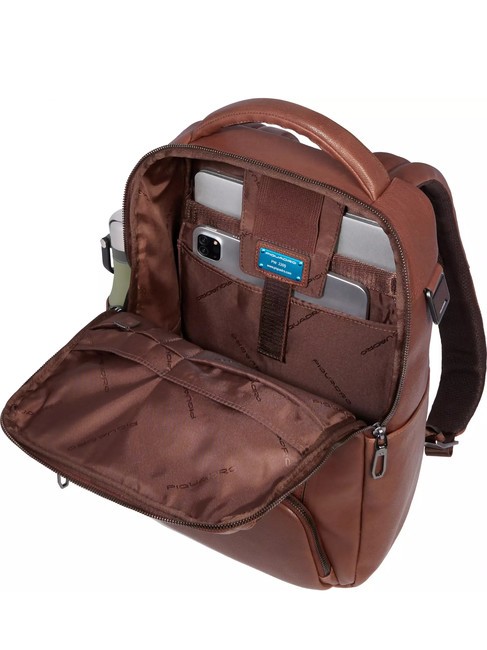 CRONUS  Zaino porta PC 13", in pelle MARRONE - Zaini da lavoro porta PC