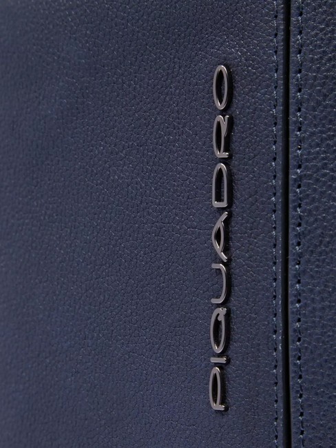 CRONUS  Zaino porta PC 13", in pelle blu - Zaini da lavoro porta PC