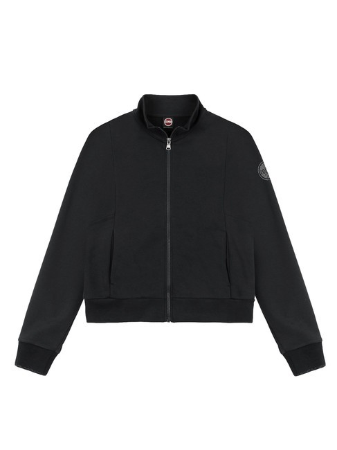 CONNECTIVE Felpa collo alto full zip black - Felpe Donna
