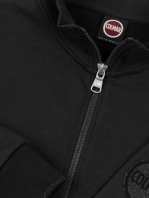 CONNECTIVE Felpa collo alto full zip black - Felpe Donna