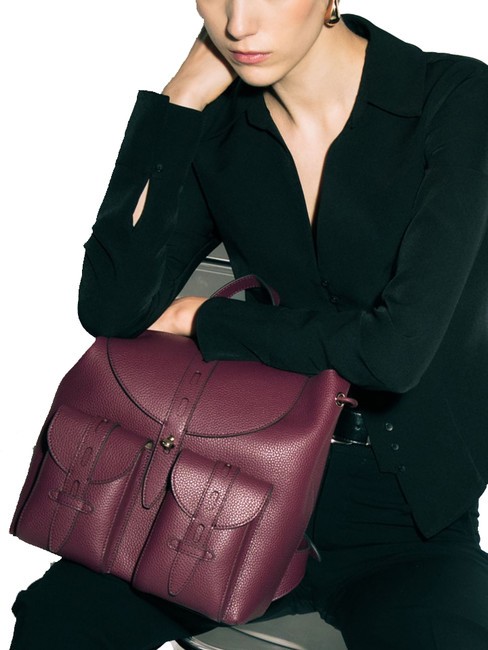 GARDENIA Zaino in pelle stampa keria Ribes/rosso - Borse Donna