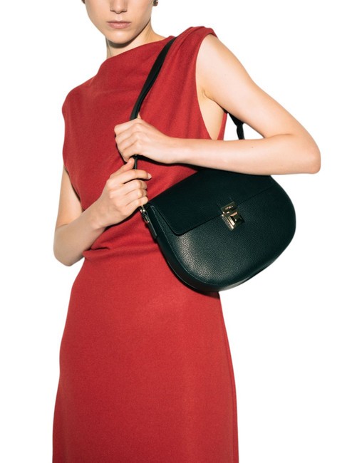 GLENN Borsa saddle in pelle stampa keria Nero - Borse Donna