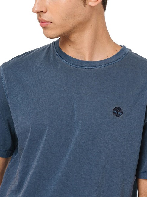 DUNSTAN RIVER GARMENT T-shirt in cotone dark sapphire - T-shirt Uomo