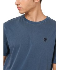 TIMBERLAND DUNSTAN RIVER GARMENT T-shirt in cotone dark sapphire - T-shirt Uomo - 3