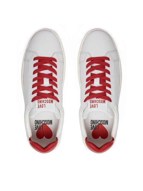 BOLD 40 Sneakers in pelle bianco/rosso - Scarpe Donna