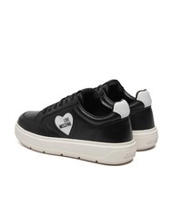 LOVE MOSCHINO BOLD 40 Sneakers in pelle ne/offw - Scarpe Donna - 3