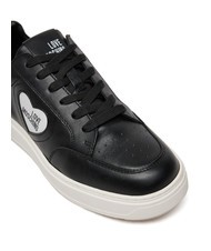 LOVE MOSCHINO BOLD 40 Sneakers in pelle ne/offw - Scarpe Donna - 5