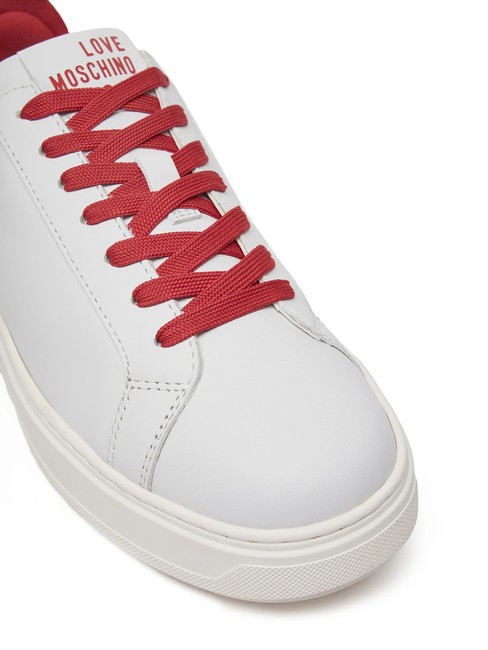 BOLD 40 Sneakers in pelle bianco/rosso - Scarpe Donna