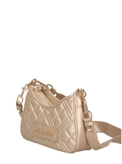 QUILTED LM Borsa a tracolla gold - Borse Donna