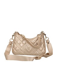 LOVE MOSCHINO QUILTED LM Borsa a tracolla gold - Borse Donna - 4