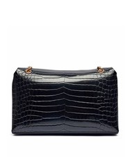 LOVE MOSCHINO CROCO Convertible Borsetta a spalla / a tracolla croco nero - Borse Donna - 3