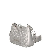 LOVE MOSCHINO QUILTED LM Borsa a tracolla silver - Borse Donna - 2