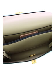 COCCINELLE ARLETTIS  Mini Bag a tracolla, in pelle aquarelle blue - Borse Donna - 4