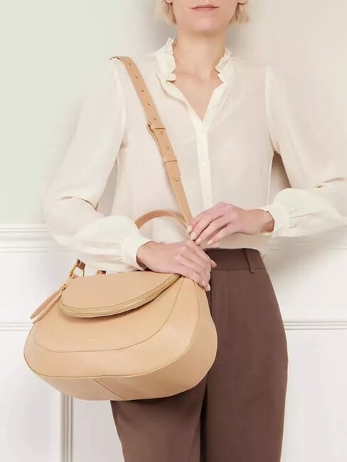 SOLE Borsa a mano, con tracolla, in pelle toasted - Borse Donna