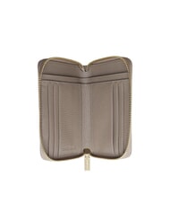 COCCINELLE METALLIC SOFT Portafoglio piccolo in pelle martellata warm taupe - Portafogli Donna - 2