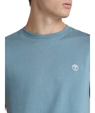 TIMBERLAND SS DUNRIVER CREW T-shirt in cotone citadel - T-shirt Uomo - 3