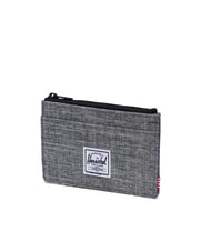 HERSCHEL OSCAR Portacarte piatto con portamonete RAVEN CROSSHATCH - Portafogli Uomo - 2