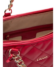 LIUJO KATE Borsa trapuntata manici catena rosso pompeiano - Borse Donna - 5