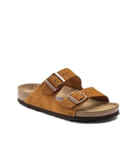 BIRKENSTOCK ARIZONA Sandalo ciabatta pelle scamosciata mink - Scarpe Unisex - 3