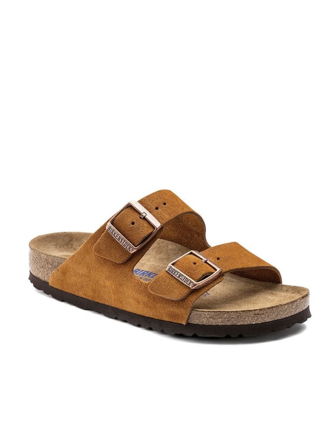 ARIZONA Sandalo ciabatta pelle scamosciata mink - Scarpe Unisex