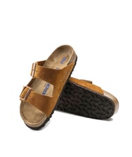BIRKENSTOCK ARIZONA Sandalo ciabatta pelle scamosciata mink - Scarpe Unisex - 4