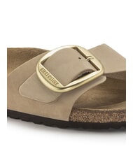 BIRKENSTOCK MADRID BIG BUCKLE Ciabattina in pelle nubuck sandcastle - Scarpe Donna - 5