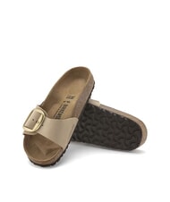 BIRKENSTOCK MADRID BIG BUCKLE Ciabattina in pelle nubuck sandcastle - Scarpe Donna - 6
