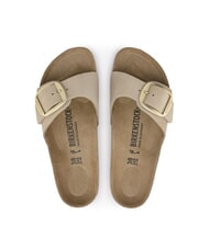 BIRKENSTOCK MADRID BIG BUCKLE Ciabattina in pelle nubuck sandcastle - Scarpe Donna - 4