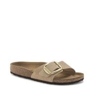 BIRKENSTOCK MADRID BIG BUCKLE Ciabattina in pelle nubuck sandcastle - Scarpe Donna - 3
