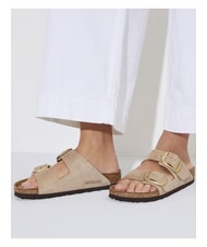 BIRKENSTOCK ARIZONA BIG BUCKLE Sandalo ciabatta con fibbie sandcastle - Scarpe Donna - 7