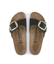BIRKENSTOCK MADRID BIG BUCKLE Ciabattina in pelle nubuck black - Scarpe Donna - 4