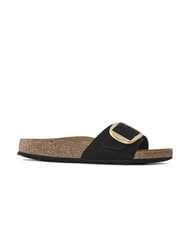 BIRKENSTOCK MADRID BIG BUCKLE Ciabattina in pelle nubuck black - Scarpe Donna - 2