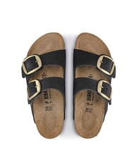 BIRKENSTOCK ARIZONA BIG BUCKLE Sandalo ciabatta in pelle nubuck black - Scarpe Donna - 4