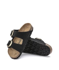 BIRKENSTOCK ARIZONA BIG BUCKLE Sandalo ciabatta in pelle nubuck black - Scarpe Donna - 6