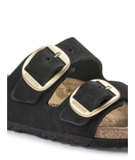 BIRKENSTOCK ARIZONA BIG BUCKLE Sandalo ciabatta in pelle nubuck black - Scarpe Donna - 5