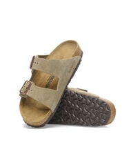 BIRKENSTOCK ARIZONA Sandalo ciabatta con fibbie taupe - Scarpe Unisex - 6