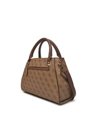 GUESS NOELLE Borsa a mano con tracolla latte logo/brown - Borse Donna - 2