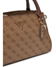 GUESS NOELLE Borsa a mano con tracolla latte logo/brown - Borse Donna - 3
