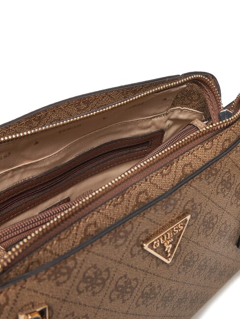 NOELLE Borsa a mano con tracolla latte logo/brown - Borse Donna