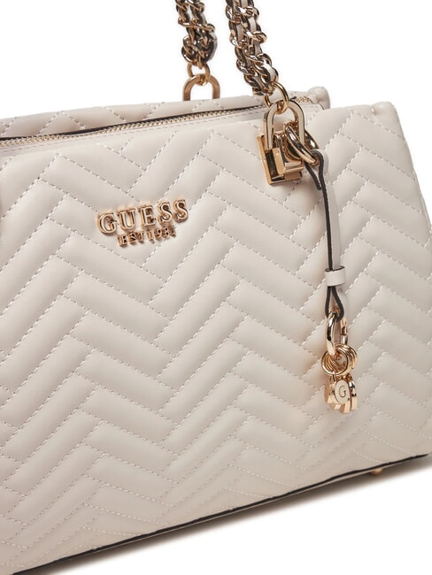 ANNING Borsa trapuntata manici catena STONE - Borse Donna