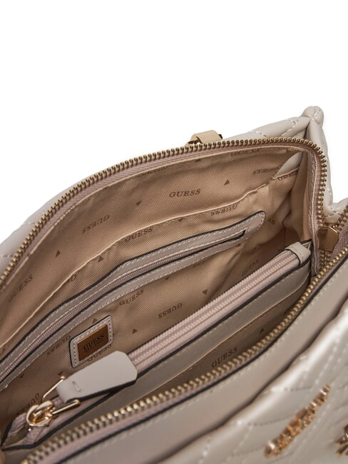 ANNING Borsa trapuntata manici catena STONE - Borse Donna