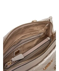 GUESS ANNING Borsa trapuntata manici catena STONE - Borse Donna - 4