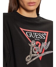 GUESS LOVE TRIANGLE Felpa jetbla - Felpe Donna - 3