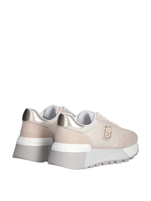 AMAZING 25 Sneakers in suede e mesh sand/light gold - Scarpe Donna
