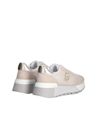 LIUJO AMAZING 25 Sneakers in suede e mesh sand/light gold - Scarpe Donna - 5