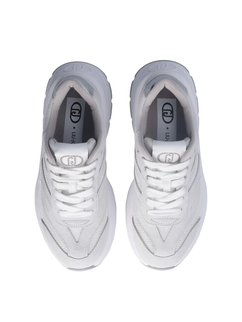 EVA 03 Sneakers in suede e brighty mesh offwhite/whi - Scarpe Donna