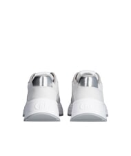 LIUJO EVA 03 Sneakers in suede e brighty mesh offwhite/whi - Scarpe Donna - 6