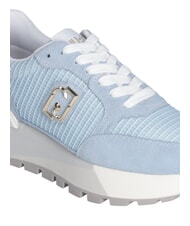 LIUJO AMAZING 25 Sneakers in suede e mesh port/lightgold - Scarpe Donna - 4