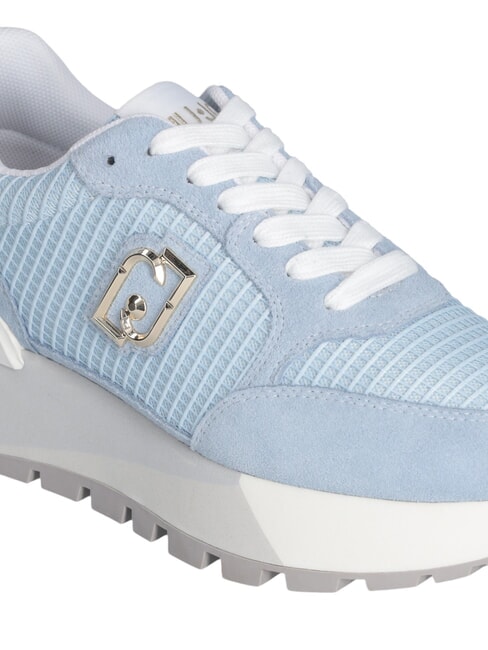 AMAZING 25 Sneakers in suede e mesh port/lightgold - Scarpe Donna